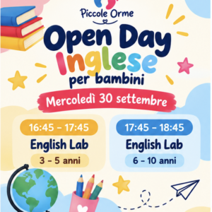 Open Day Inglese – Lezione di prova gratuita | Mercoledì 30 settembre