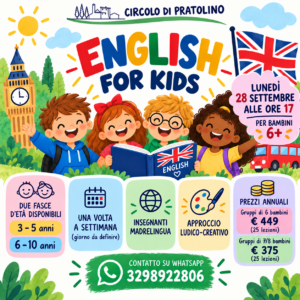 Pratolino Open Day Inglese – Lezione di prova gratuita