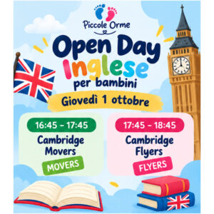 Open Day Inglese – Lezione di prova gratuita | Giovedì 1 ottobre