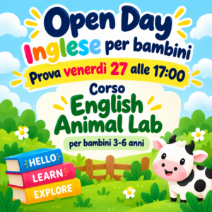 Open Day Inglese – Lezione di prova gratuita | venerdì 27 ottobre